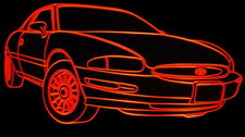 1995 Buick Riviera Acrylic Lighted Edge Lit LED Car Sign / Light Up Plaque