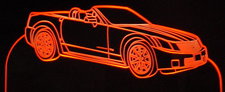 2007 XLR V Convertible Cadillac Acrylic Lighted Edge Lit LED Sign / Light Up Plaque Full Size Made in USA