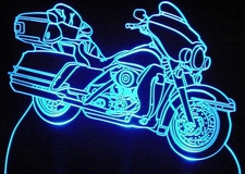 2003 Ultra Classic Motorcycle Acrylic Lighted Edge Lit LED Sign / Light Up Plaque Full Size Made in USA